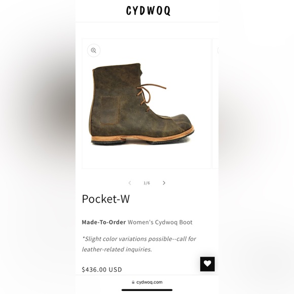 Cydwoq “Pocket” Leather Boots - Picture 2 of 13